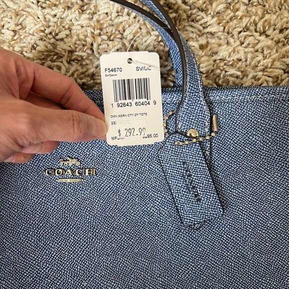 Coach City Zip Tote Bag - Picture 6 of 7